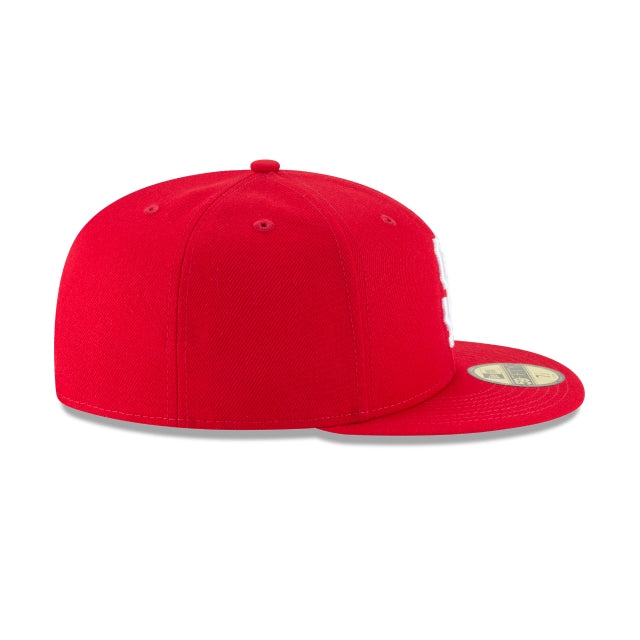 San Francisco Giants Scarlet Basic 59FIFTY Fitted Hat